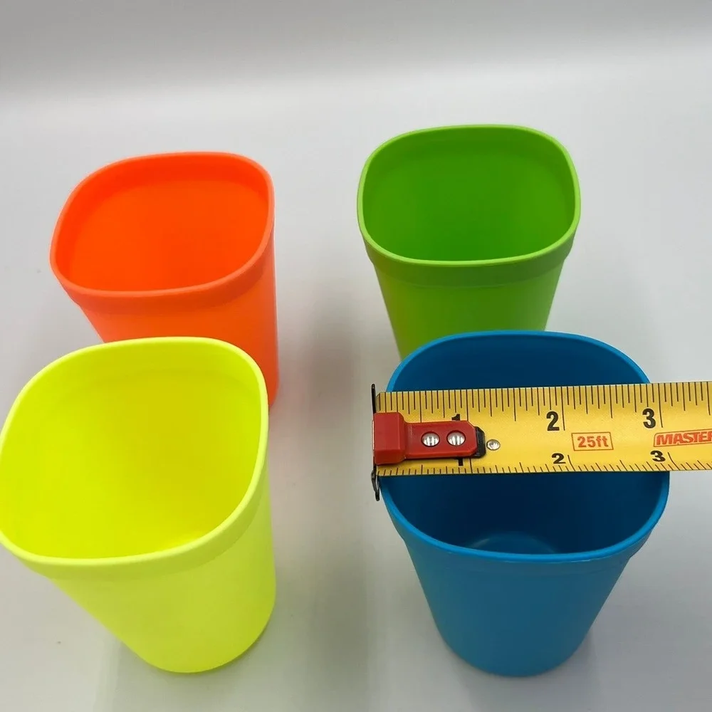 Plastic Tumblers Kids Unisex OS Multicolor Very Good Stackable Cups